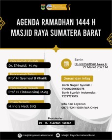 Agenda 05 Ramadhan 1444 H